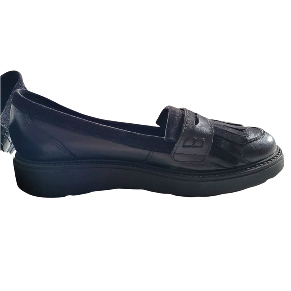 NEW Town Shoes Loafers Made in Italy Leather size 40 - Picture 9 of 10